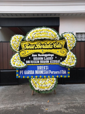 Papan Bunga Duka di Sumberwringin