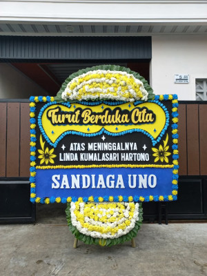 Papan Bunga Duka di Sumberwringin